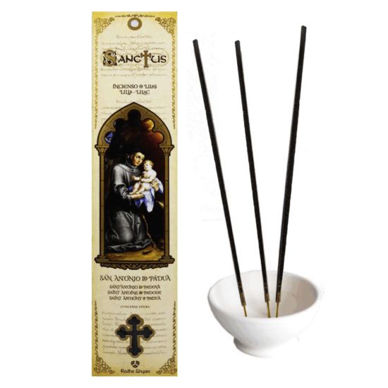 Inciensos Radhe Shyam de la colección Sanctus, (Religiosos ) elaborados con productos naturales y exclusivos TE ENCANTARAN por su Calidad y su Aroma.